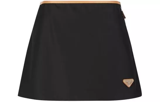 Юбка женская Prada, черный / коричневый
