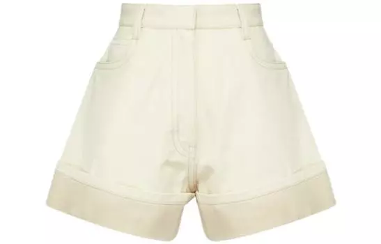 Шорты джинсовые Prada женские, бежевый