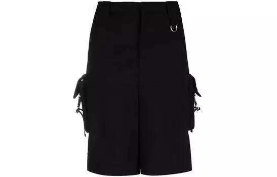 Шорты-карго Prada женские, черный