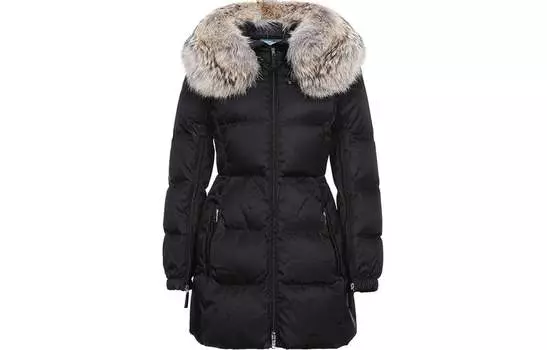 Женский пуховик Prada, черный