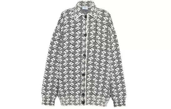Женский кардиган Prada, черный/белый