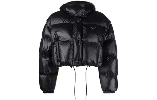 Пальто женское Prada с карманами, черный