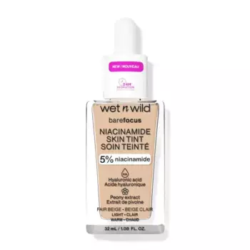 Праймер base de maquillaje bare focus niacinamide skin tint Wet N Wild, цвет fair beige
