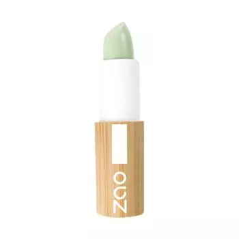 Праймер и консилер Zao Bamboo Concealer Stick, Nr. 499 Green Anti Red Patches / 3,5 g