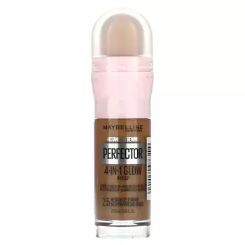 Праймер + консилер + хайлайтер + BB-крем Maybelline Instant Age Rewind Perfector 4-в-1 Glow Makeup 2,5 Medium-Deep Warm