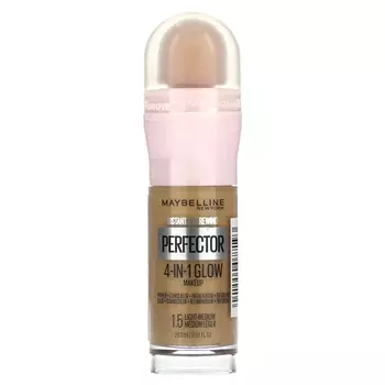 Праймер + консилер + хайлайтер + BB-крем Maybelline Instant Age Rewind Perfector 4-in-1 Glow Makeup 1,5 Light-Medium