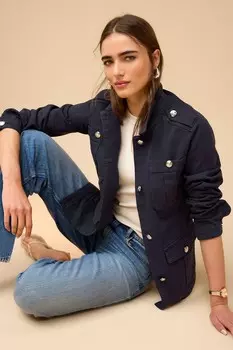 Практичная куртка из хлопка Next, синий