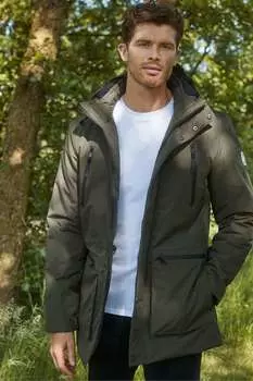 Практичная куртка с капюшоном Threadbare, зеленый