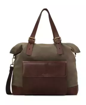 Практичная мужская тканевая сумка . Kazar, бежевый