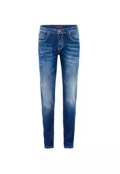Практичные джинсы с пятью карманами CIPO & BAXX, синий