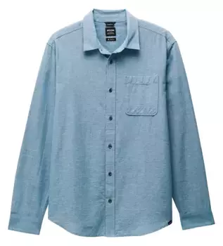 PrAna Мужская рубашка Porto Vista, цвет High Tide