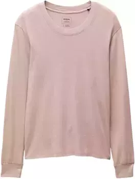 PrAna Женская повседневная футболка с длинными рукавами, стираная в винтажном стиле, цвет Willow