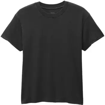 PrAna Женская повседневная футболка с короткими рукавами в винтажном стиле, цвет Charcoal