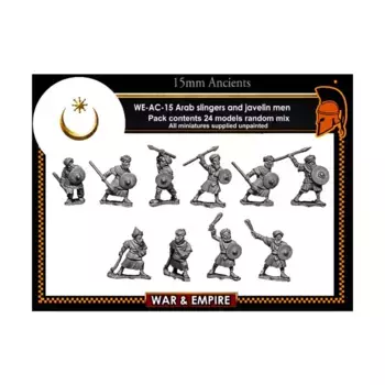 Пращники и метатели копья – арабы, War & Empire - Dark Ages Miniatures - Arab (15mm)