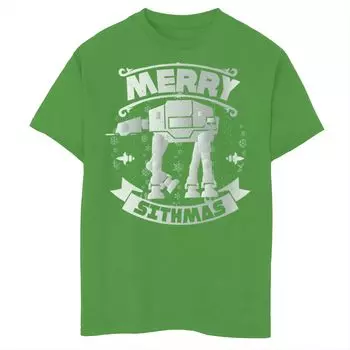 Праздничная футболка «Merry Sithmas» для мальчиков 8–20 лет Licensed Character