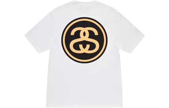 Праздничная футболка унисекс Stussy, хаки