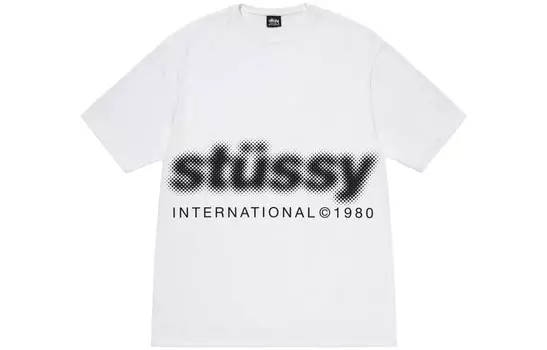 Праздничная футболка унисекс Stussy, хаки