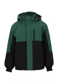 Праздничная лыжная куртка функционального и защищенного от непогоды дизайна ZIGZAG, цвет Trekking Green