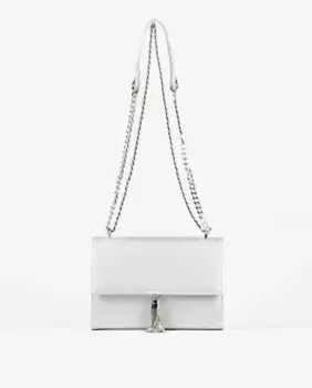 Праздничная сумка через плечо с серебряной бусиной PACOMARTINEZ, серебряный