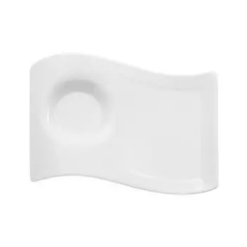 Праздничная тарелка New Wave Caff маленькая (основа для эспрессо) 17 x 13 см Villeroy & Boch, белый