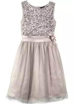 Праздничное платье для девочки Bpc Bonprix Collection, серебристый