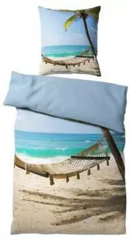 Праздничное постельное белье 135 х 200 см. Sanilo, синий