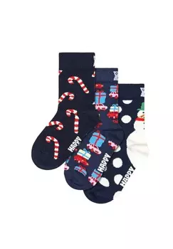 Праздничные носки Happy Socks, мультиколор