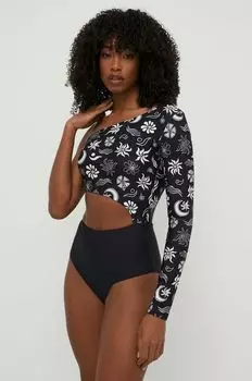 Праздничный цельный купальник Rip Curl, черный