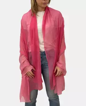 Праздничный шарф с цветком Gaynor Bongard, цвет Fucsia