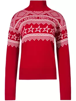 Праздничный свитер Perfect Moment, красный
