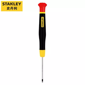 Прецизионная шлицевая отвертка STANLEY Микроотвертка 2,5x80 мм 66-315-23