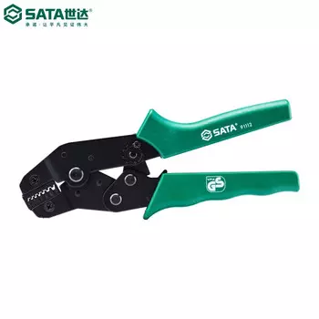 Прецизионные европейские обжимные клещи для клемм Star SATA Tools, 7,5 дюйма (0,14–2,5 мм) 91112