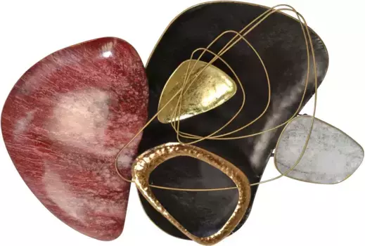 Предмет украшения стены из пижомы "украшение стены" Pajoma 99х86х10 см, красный