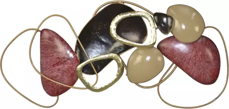 Предмет украшения стены из пижомы "украшение стены" Pajoma 105х50х8 см, коричневый