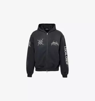 Представляем толстовку свободного кроя из хлопкового джерси с фирменным принтом в честь 40-летия x Metallica Represent, черный