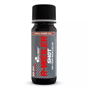 Предтренировочный шот Olimp R-Weiler Shot Smak Cola Ampuka, 60 мл