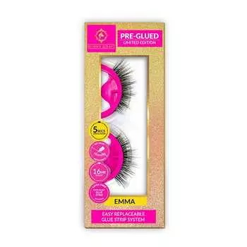 Предварительно приклеенные накладные ресницы Эмма 1 шт Pinky Goat