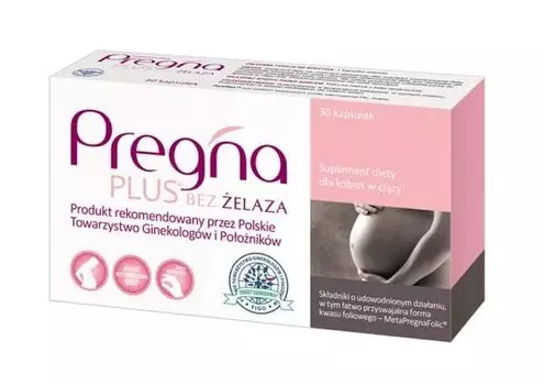 Pregna Plus Bez elaza витамины для мам и беременных, 30 шт.