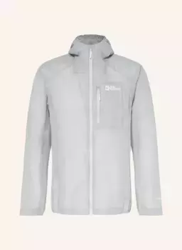Prelight дождевик Jack Wolfskin, серый