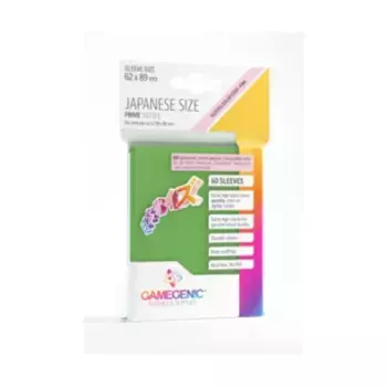 Премьер-японский - Зеленый (60), Japanese Sleeves (GameGenic)