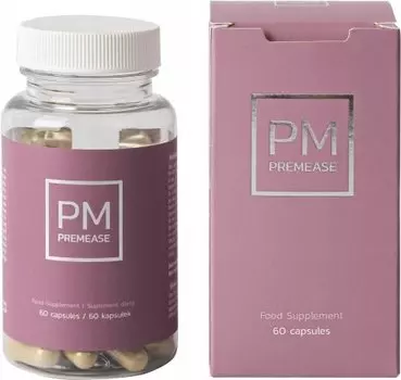 PremEase, Предменструальный синдром, пищевая добавка, 60 капсул. Inna marka