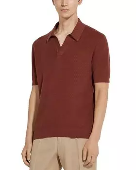 Премиальная поло ZEGNA, красный