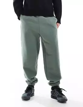Премиальные плотные свободные джоггеры плотностью 400 г/м в средне-зеленом цвете ASOS DESIGN