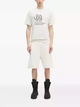 Премиальные шорты Aged Temple с логотипом Aries, белый