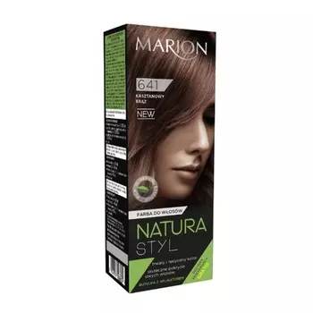 Премиальный набор для окрашивания волос каштанового цвета — 80 мл крем-краски и 10 мл кондиционера Marion