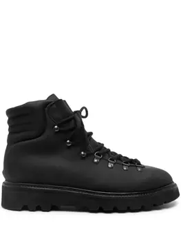 Premiata ботинки на шнуровке с дутыми вставками, черный