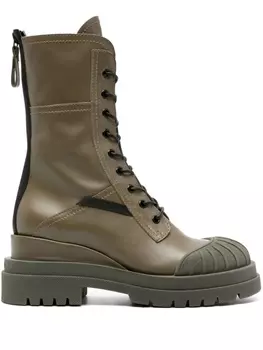 Premiata ботинки на шнуровке, зеленый