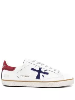 Premiata кеды с нашивками, белый