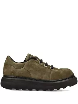 Premiata кроссовки 32129C на шнуровке, зеленый