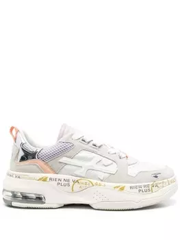 Premiata кроссовки Draked с нашивкой-логотипом, нейтральный цвет